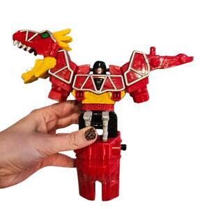 Power Rangers Dino Super Charge Limited Edition RED Dino Megazord Zord Builder